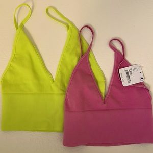 TWO Free People Low-Back Bralettes: $20 each or 2 for $30